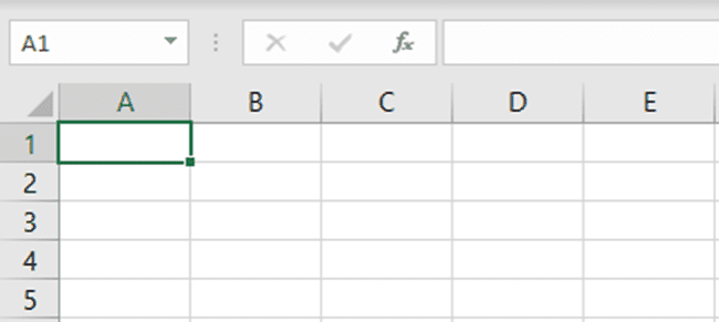 An Excel window