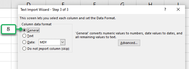 column data format