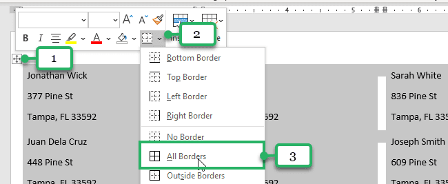 print labels from excel